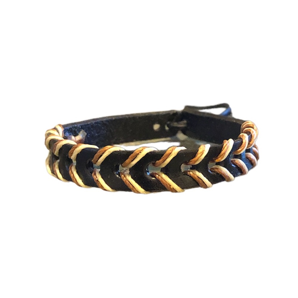NEW Handmade Mexican Leather Woven Bracelet